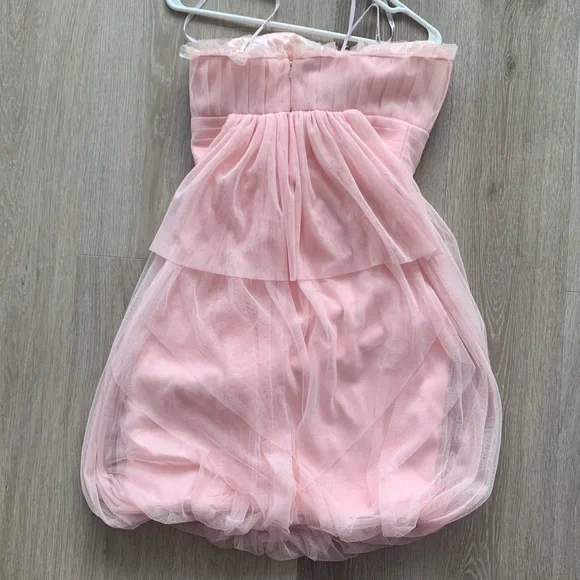 Vera Wang Bridesmaid Tulle Mini-Dress - Picture 5 of 10